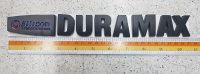 Logo Duramax ตัวอักษรแยก พร้อมมีกาวติด สีดำ