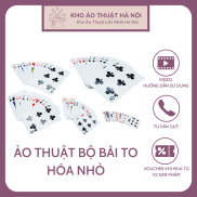 Ảo Thuật Bộ Bài To Hóa Nhỏ, Đạo Cụ Biểu Diễn Đường Phố, Đồ Chơi Sáng Tạo