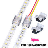 5Pcs 2/3/4/5pin RGBW แถบไฟ LED สำหรับเดี่ยว RGB RGBW 3528 5050 WS2812B แถบไฟ LED To ลวดเทอร์มินัลเชื่อมต่อ