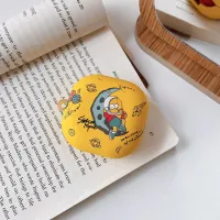 For Samsung Galaxy Buds Live Case Yellow Astronaut in Space Hard PC Bluetooth Earphone Cover For Samsung Galaxy Buds 2/Pro Wireless Earbud Cases