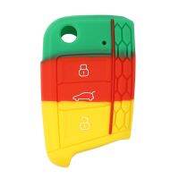 Car Tri-Color Key Case Cover For Golf 7 Mk7