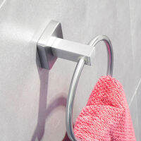 Hotel Anti Rust Modern Bathroom Accessories Rail Wall Mounted Hanging Kitchen Storage Stainless Steel Towel Ring