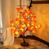 LED Copper Wire Night Light Tree Fairy Lights Home Decoration Night Lamp USB Battery Operated for Bedroom Bedside Table Lamp