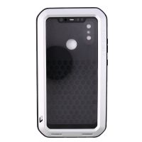 LoveMei Aluminum Metal Heavy Duty Protection Armor Case Shockproof Waterproof Dust/Dirt Proof Full Body Cover for Xiaomi Mi 8 Gorrila Glass