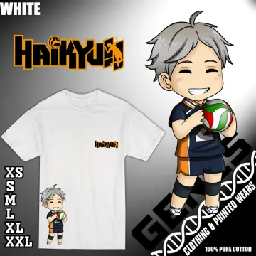 Karasuno Libero Cosplay Costume Haikyuu Anime Merch Printed 3D T-Shirt