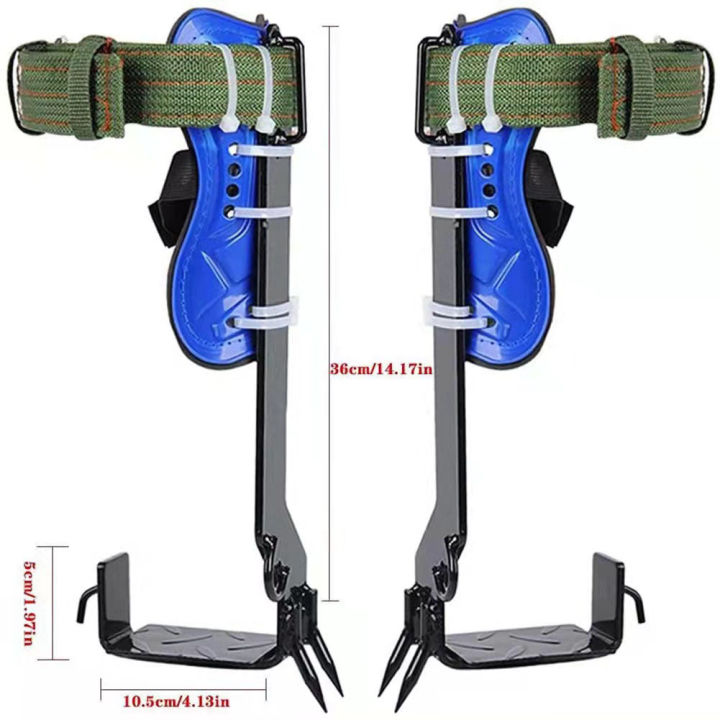 อุปกรณ์ปีนต้นไม้-อุปกรณ์ปีนเสาไม้-รองเท้าเดินป่า-ตะขอใหญ่-เหนียวแน่น-ทนทาน-สายรัด-เพื่อความปลอดภัย-อุปกรณ์ปีนต้นไม้-อุปกรณ์ปีนเสาไม้-รองเท้าปีนต้นไม้