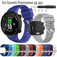 {zhiyun Watchshop}สายรัดข้อมือสายรัดสำหรับผู้เบิกทาง Garmin 45 45S ซิลิโคนเปลี่ยนสมาร์ทนาฬิกาแฟชั่นอุปกรณ์เสริมสายรัด Correa พร้อมเครื่องมือ