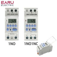 【CW】 THC15A New type Din Rail 2 wire Weekly 7 Days Programmable Digital TIME SWITCH Relay Timer 220V 230V 12V 24V 48V 16A