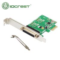 PCI-Express พอร์ตเครื่องพิมพ์แบบขนาน DB25 1พอร์ต (LPT1) การ์ดคอนโทรลเลอร์ Pci/o พร้อมชิป Wch382ตัวยึด