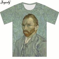 Joyonly 2018 Summer Children Van Gogh Head 3d Printing T shirt Boys Girls T-shirts Cool Tees Tops Clothes For Kids 4-20 Years