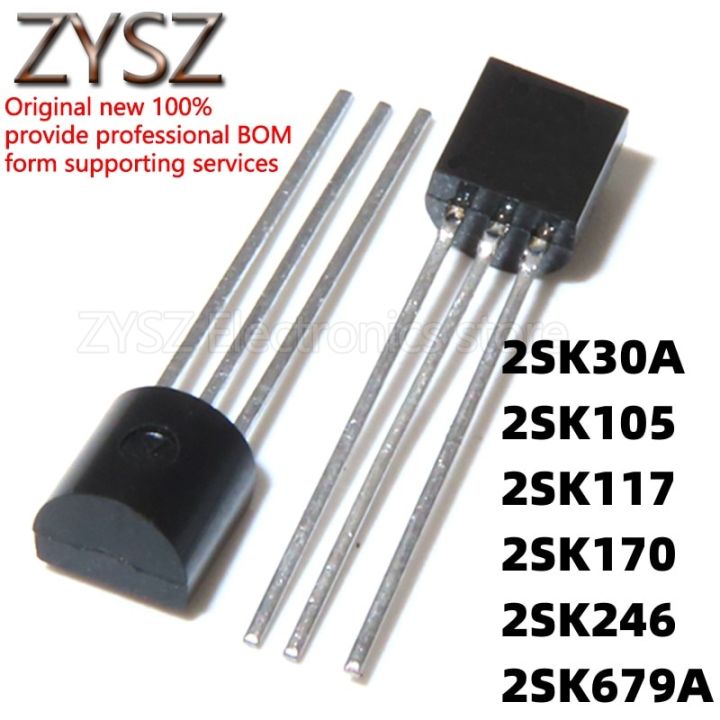 1pcs-2sk30a-2sk105-2sk117-2sk170-2sk246-2sk679a-y-gr-k-bl-to-92-electronic-components