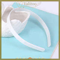 Valitoo ที่คาดผมพลาสติกเปล่า12มม. จำนวน10ชิ้นอุปกรณ์คาดผม DIY