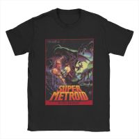 Super Metroid T Shirt Men Cotton Vintage T Shirts O Neck Game Tees Short Sleeve Tops Classic XS-6XL