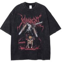 เสื้อยืดคุณภาพดี [S-5XL] เสื้อยืดผู้ชายโอเวอร์ไซส์ midnight chainsaw man เสื้อy2k เสื้อมินิมอล เสื้ออปป้า เกาหลี