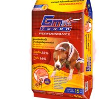 [ลด 50%] ส่งฟรีทุกรายการ!! GM turbo Performance อาหารสุนัขโต โปรตีน 33% (33L) ขนาด 15kg