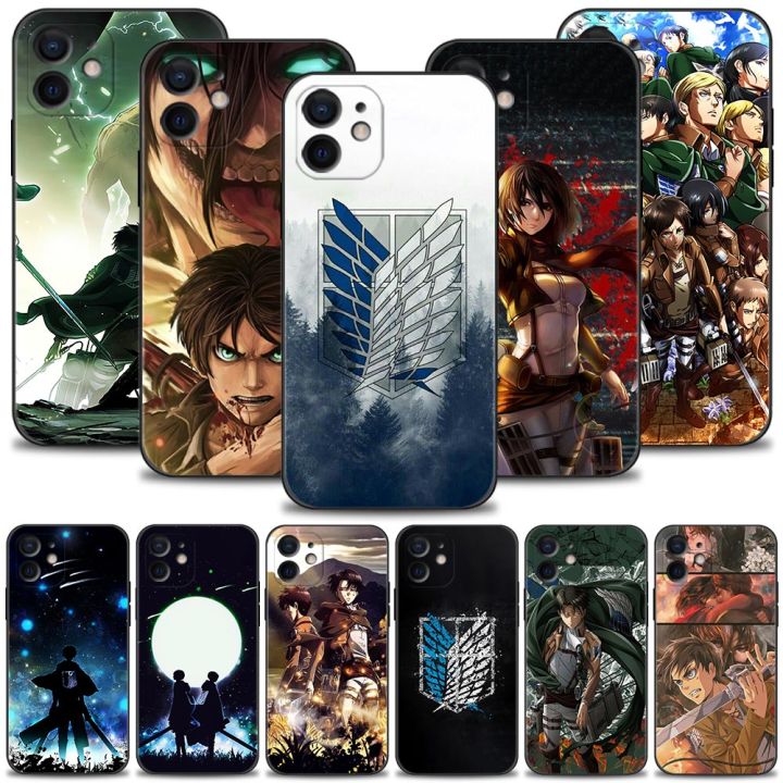 สินค้าใหม่ในสต๊อก-เคสเคสสำหรับ-apple-iphone-14-14-13-12-11-pro-max-13-12-mini-xr-x-7-8-plus-6-6s-เคสโทรศัพท์แบบซิลิโคนผ่าพิภพไททันโจมตี