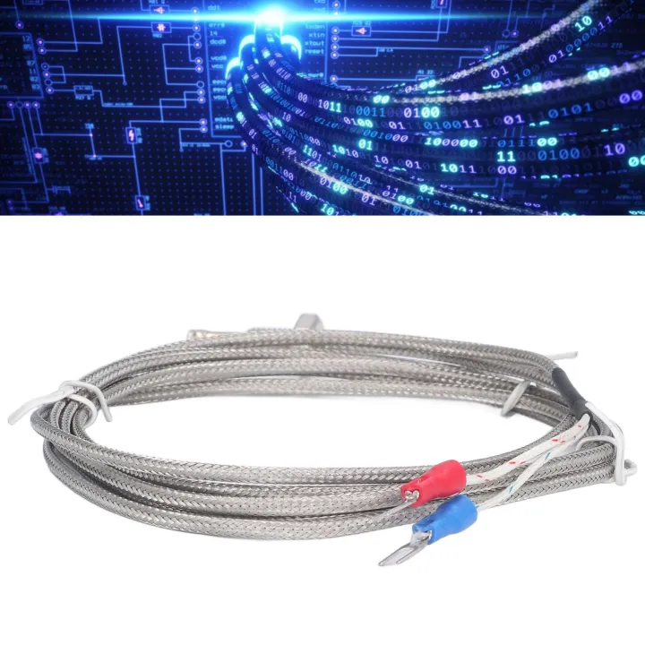 Temperature Sensor J Type Thermistor Temp Probe Measuring เครื่องมือ สำหรับ PID Controller WRNJ