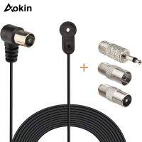 75 Ohm FM Antenna for Pioneer Onkyo Yamaha Bose Wave Music System FM Radio Bluetooth Stereo Receiver with Connector Adapters