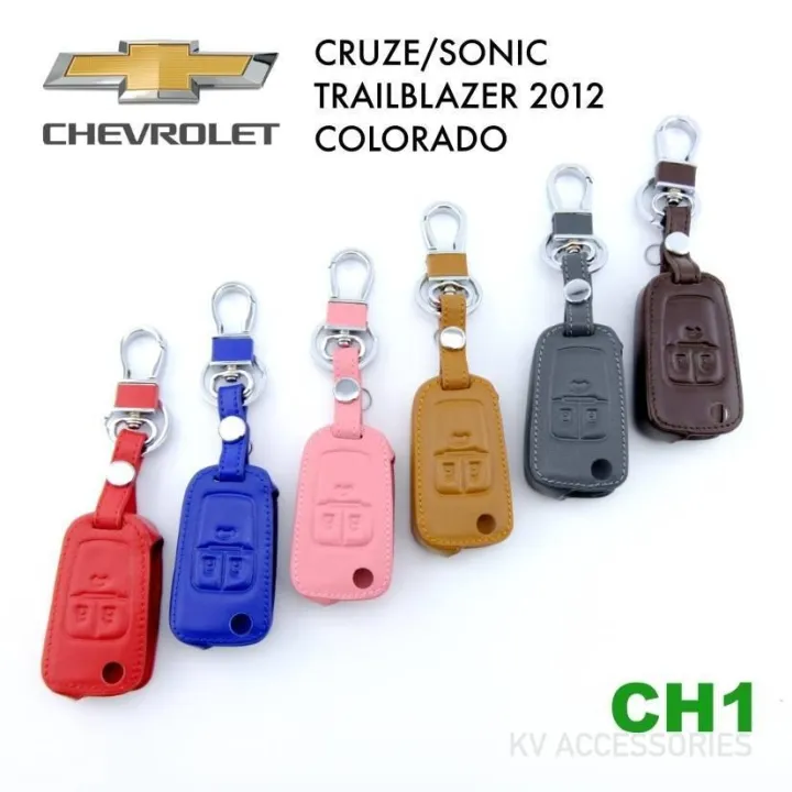AD.ซองหนังใส่กุญแจรีโมทรถยนต์ CHEVROLET รุ่น CRUZE/SONIC /TRAILBLAZER 2012  COLORADO รหัส CH1 ระบุสีทางช่องแชทได้เลยนะครับ