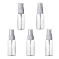 5pcs Empty Cosmetics Transparent Atomizer Liquid Spray Bottle 30ml Travel Size Bottles Containers