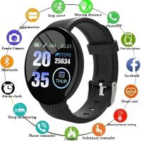 【LZ】 D18 Bluetooth Smart Watch Men Women Waterproof Sports Digital Smart Bracelet Heart Rate Monitor Fitness Tracker For Android IOS