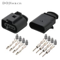 1/5/10/20/50 Sets 4 Pin 1.5 MM For AUDI VW Lntake Pressure Sensor Plug Automotive Wire Waterproof Connector 1J0973704 1K0973804