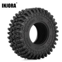 INJORA 57*22mm Super Soft Sticky 1.0 Wheel Tires for 1/18 1/24 RC Crawler Car TRX4M Axial SCX24 AX24 Upgrade (T1016) Screw Nut Drivers