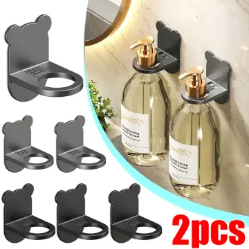 Space Aluminum Shower Gel Bottle Rack Adjustable Shampoo Hanger Hooks No  Drill Wall Mounted Universal Soap Dispenser Holders