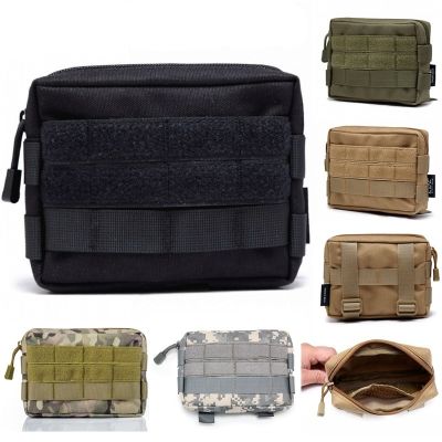 Outdoor Military Molle Utility EDC Tool Pouch Waist Pack Tactical Medical First Aid Pouch Phone Holder Case Camping Hunting Bag Adhesives Tape