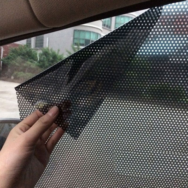 เฟยตง-สติกเกอร์ติดกระจกบังแดดหน้าต่างรถยนต์พีวีซีอเนกประสงค์2ชิ้น-แต่งรถหลังคารับแดดของรถยนต์ฟิล์มแสงอาทิตย์อุปกรณ์เสริมผ้าคลุมรถมอเตอร์ไบค์