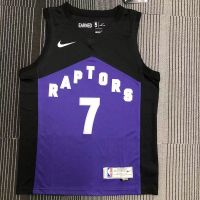 ยอดนิยม เสื้อกีฬาบาสเก็ตบอลแขนสั้น ลายทีม NBA On Toronto Raptors 7 Kyle Lowry 2020-21 ชุดเยือน สําหรับผู้ชาย