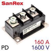 SanRex ไทริสเตอร์ โมดูล Thyristor/SCR Power Module 160A 1600V (PD160F160)