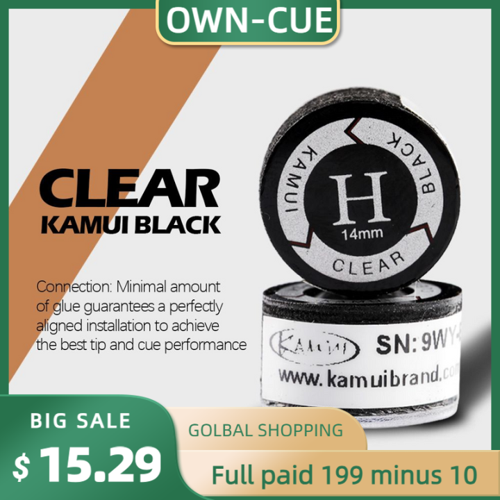 Original Japanese KAMUI Tip Pool Cue Snooker Tip 11mm14mm Tip 68 Layers