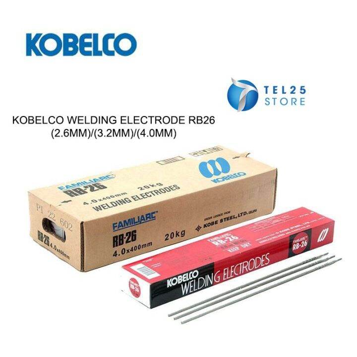 [1 UNIT ] KOBELCO WELDING ELECTRODE RB26 KOBE WELD RODS (2.6MM)/(3.2MM ...