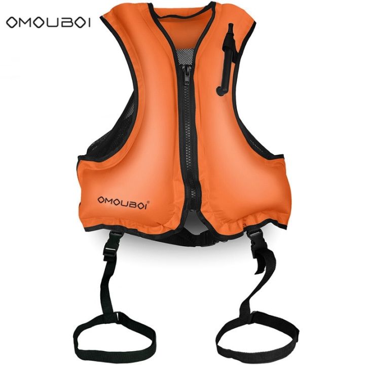 outdoor-rafting-anti-drown-inflatable-life-jacket-vest-adult-kids-swimwear-snorkeling-professional-buoyancy-drifting-suit-100kg-life-jackets