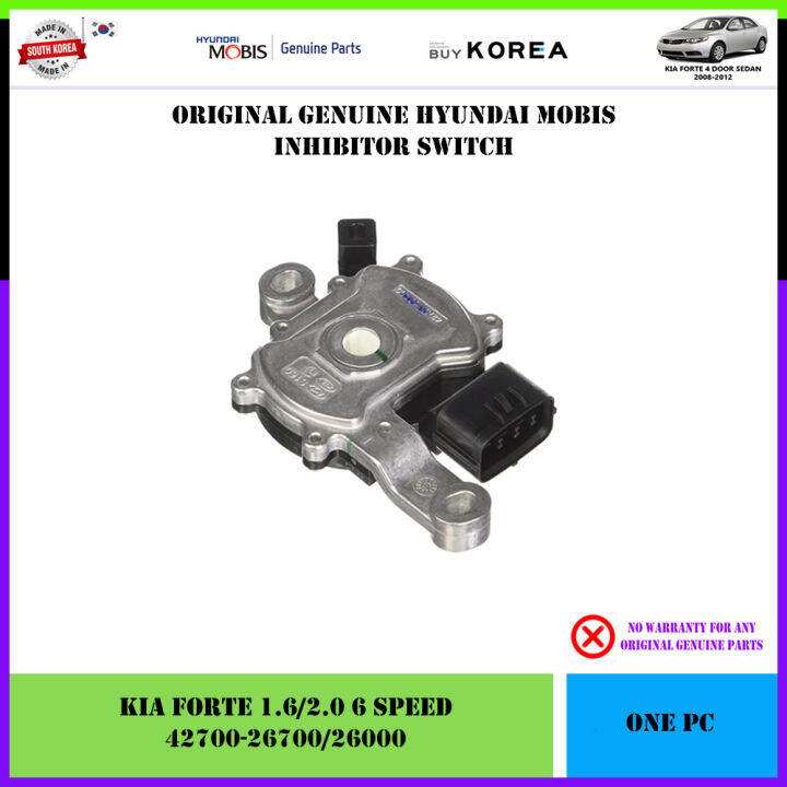 (FT3) Kia Forte 1.6/2.0 6 Speed Genuine Hyundai Mobis Inhibitor Switch