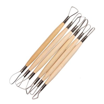 6 x 8 inch double ended sculptors carving tool wooden handle