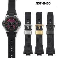 ✺✳ สายเรซิ่นสำหรับ Casio G-SHOCK หัวใจเหล็ก GST-B400 Series Men Replacement Quick Release Silicone Watch Band Bracelet Accessories