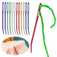 ❡✳☋ 2pcs Yarn Knitting Needles Metal Tapestry Bent Tip Needles For Sewing Crochet Large Eye Curve Yarn Weaving Needle Sewing Tool