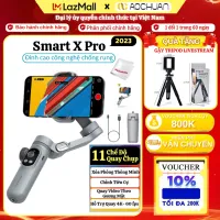 Tay cầm chống rung Smart X Pro, Gimbal chống rung điện thoại cao cấp tự động cân chỉnh, chuyển cảnh mượt mà, Xoay 360 độ dành cho youtuber, streammer, vlogger, Gimbal Chính Hãng AOCHUAN