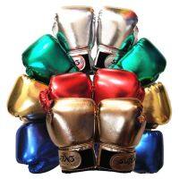 【LZ】♀▣✷  Luvas de boxe Muay Thai para meninos e meninas artes marciais Sanda Training Mitts equipamento divertido MMA Kick Punching crianças 2-6 anos