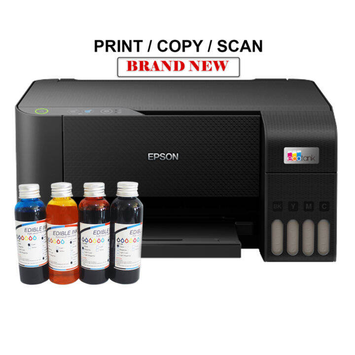 Epson L3218 with Edible inks and Edible Papers | Lazada PH