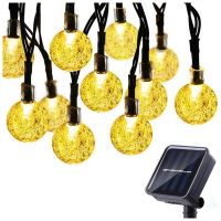 1Set Crystal Ball 5M LED String Lights Fairy Lights Garlands ABS For Christmas Party Outdoor Decoration