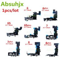 Absuhjx 1pcs USB Charging Port Charger Dock Connector Charging Flex Cable For iPhone 6 6s 7 8 Plus 6P 8P Phone Repair Parts