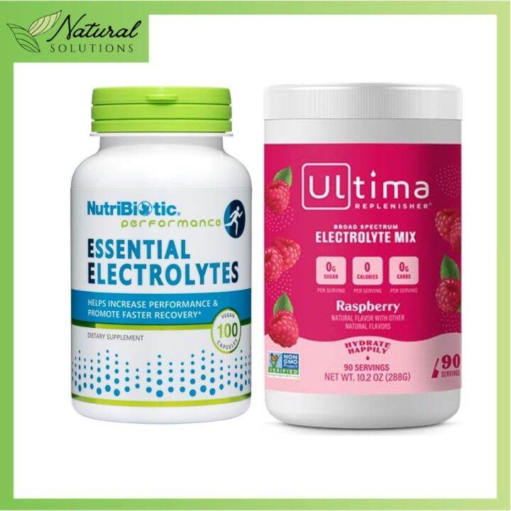 Natural Solutions NutriBiotic, Essential Electrolytes \ Ultima