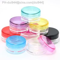 【CW】۞✆™  2pcs/lot Jar 3g/5g Small Refillable Bottles Plastic Eyeshadow Makeup Face Pot