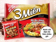 10 Gói x 75g mì 3 Miền Gold bò hầm rau thơm - BAT MUOI