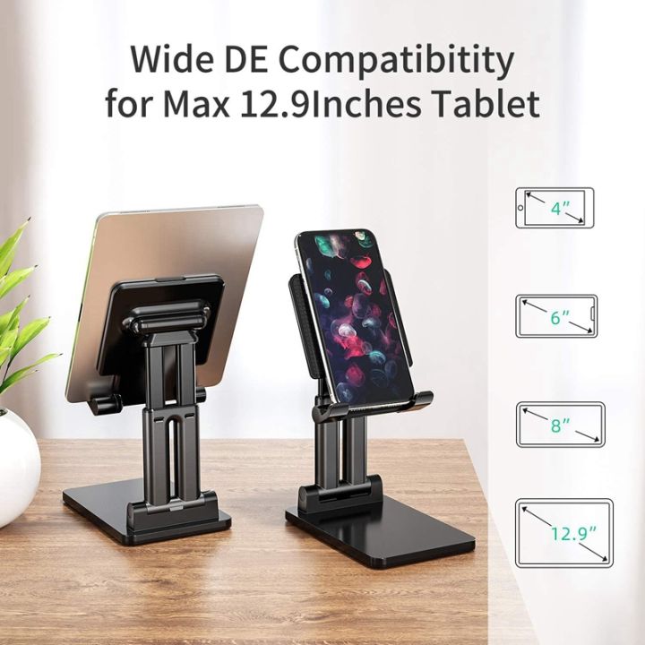dual-pole-foldable-tablet-stand-adjustable-height-for-ipad-pro-stand-extendable-solid-desktop-stand-holder-dock