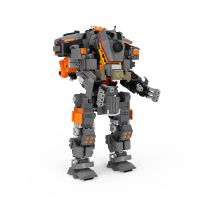 ของเล่นโมเดลอิฐชุดบล็อกตัวต่อ Titanfall 2 Kane S Scorch Titan ที่มีเทคโนโลยีสูงสำหรับของขวัญคริสต์มาสเด็ก