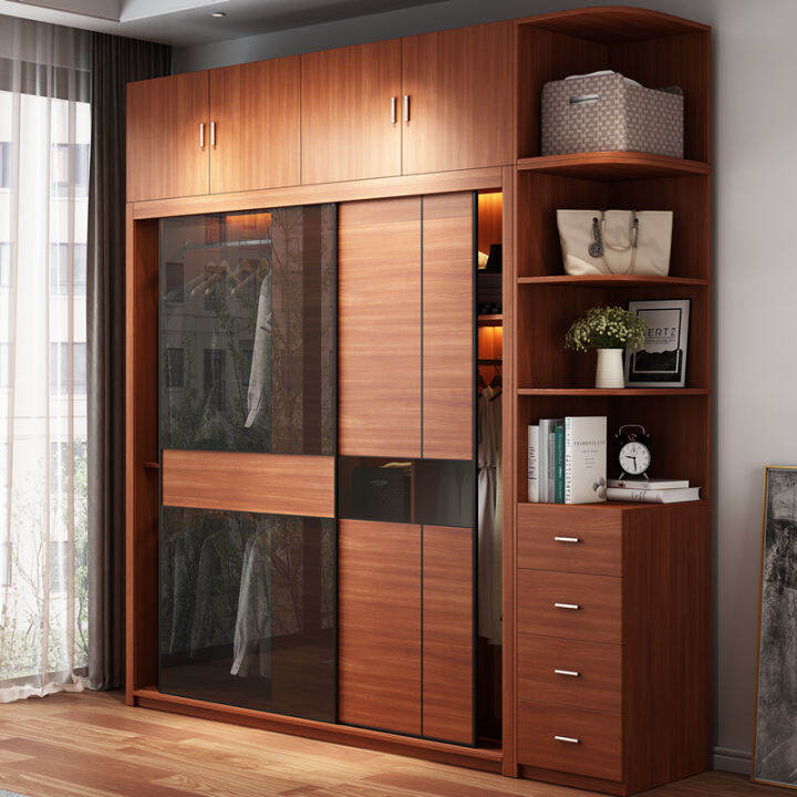 Pre Order Sliding Door Wardrobe Modern And Simple Household Bedroom Wardrobe Sliding Door